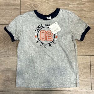 Janie and Jack short sleeve tee size 4. New!